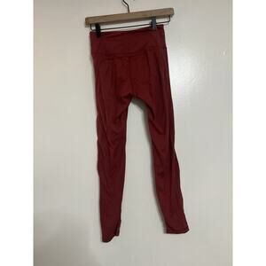 Alphalete Women’s Leggings Red 24" Size M